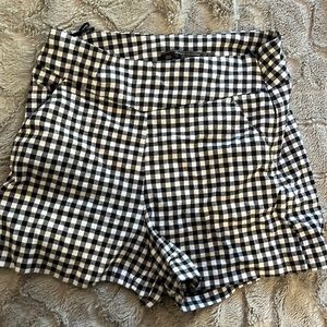 ZARA gingham shorts